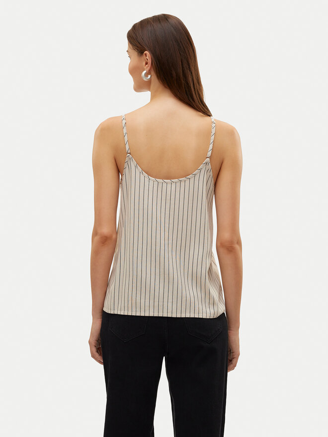 Vero Moda Vero Moda Marškinėliai Mymilo 10303690 Smėlio Regular Fit