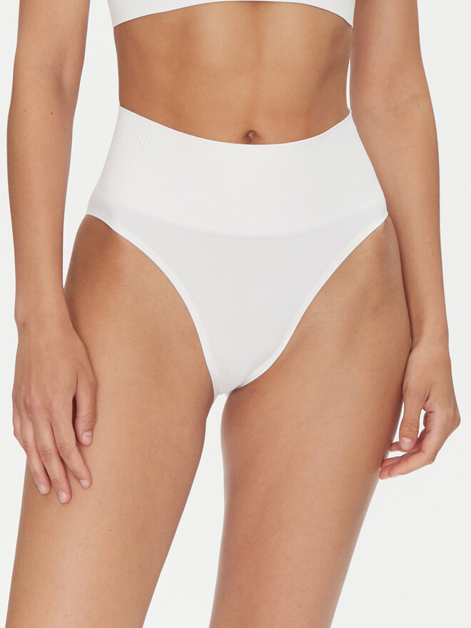 LAUREN RALPH LAUREN LAUREN RALPH LAUREN Klassischer Damenslip mit hoher Taille 4L0020 Écru