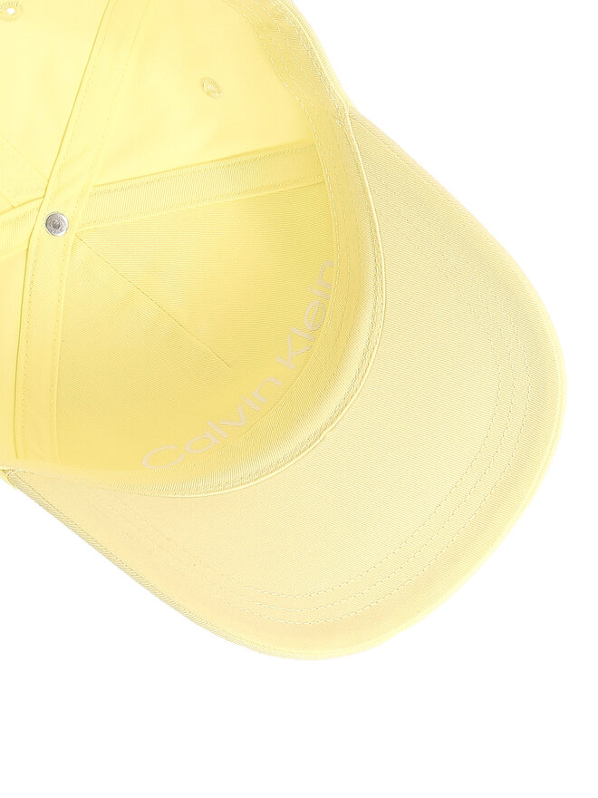 Calvin Klein Czapka z daszkiem Calvin Klein Ck Must Tpu Logo Cap K60K610525 Żółty