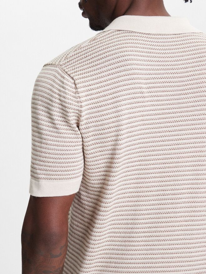 United Colors Of Benetton United Colors Of Benetton Polo marškinėliai 1094K301J Smėlio Regular Fit