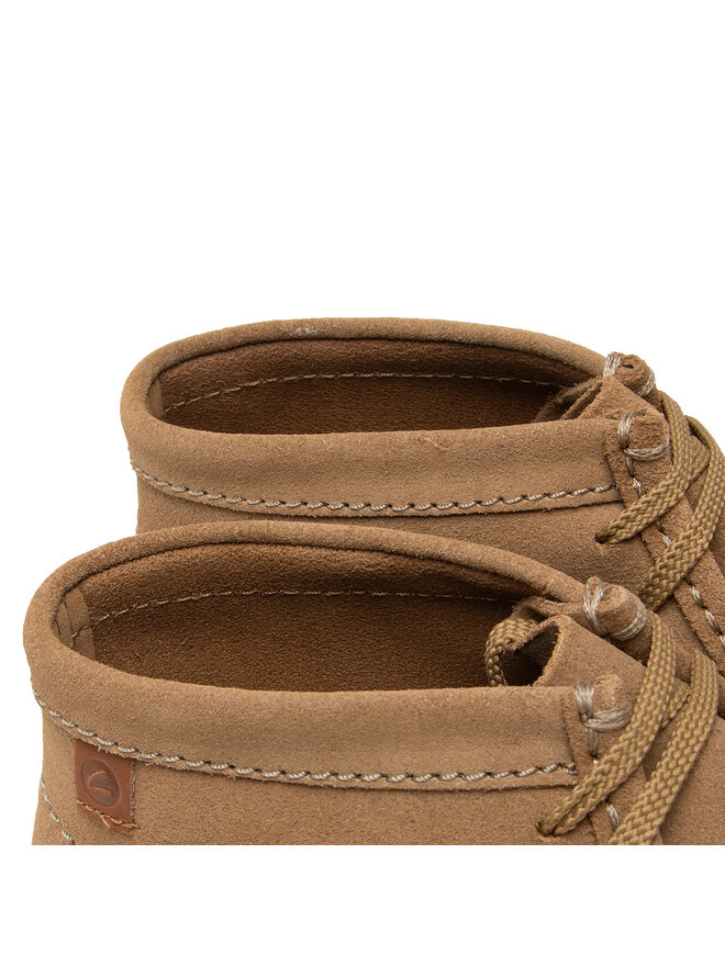Clarks Schnürschuhe Clarks Shacre Boot 26159438 Beige