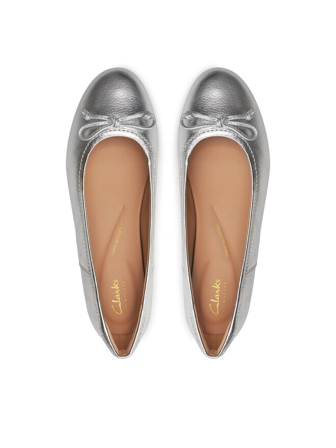 Clarks Μπαλαρίνες Clarks Fawna Lily 26176380 Ασημί