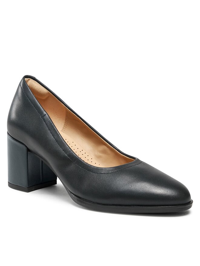 Clarks Pumps Clarks Freva 55 Court 261718774 Dunkelblau