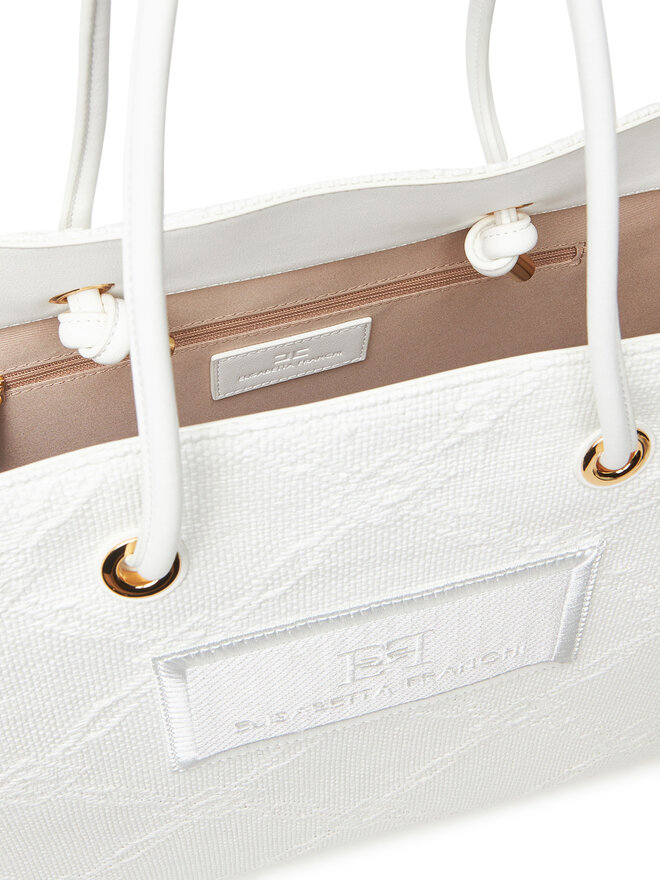 Elisabetta Franchi Geantă Elisabetta Franchi BS-82A-52E2-V440 Alb