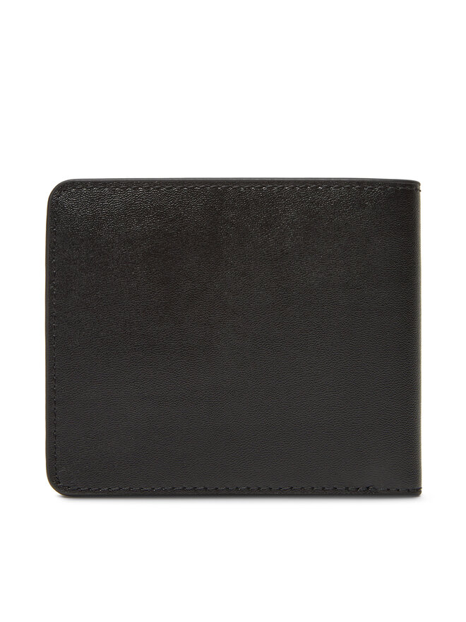 Tommy Jeans Veľká pánska peňaženka Tommy Jeans Tjm Heritage Leather Cc Wallet AM0AM13409 Čierna