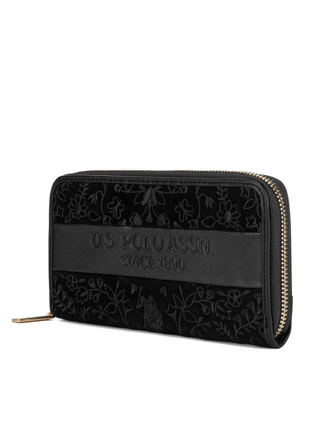 U.S. Polo Assn. Cartera grande para mujer U.S. Polo Assn. WIUXT8463WZC Negro