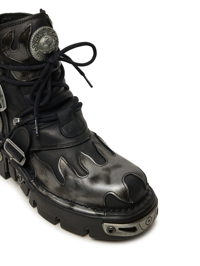 NEW ROCK Glany NEW ROCK M-288-S2 Czarny
