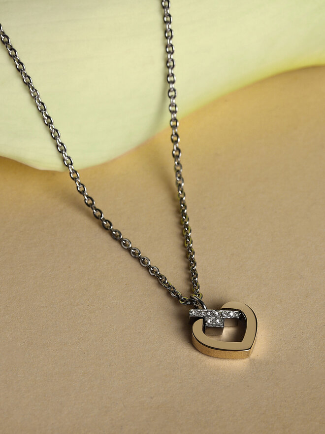 Trussardi Κολιέ Trussardi TJAXC45 Ασημί