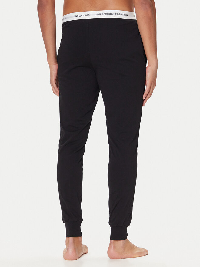 United Colors Of Benetton United Colors Of Benetton Pizsama nadrág 30964F00V Fekete Regular Fit