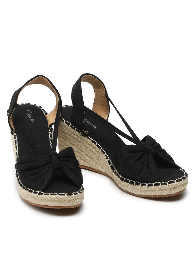 Clara Barson Espadrile Clara Barson SS20445-01 Črna