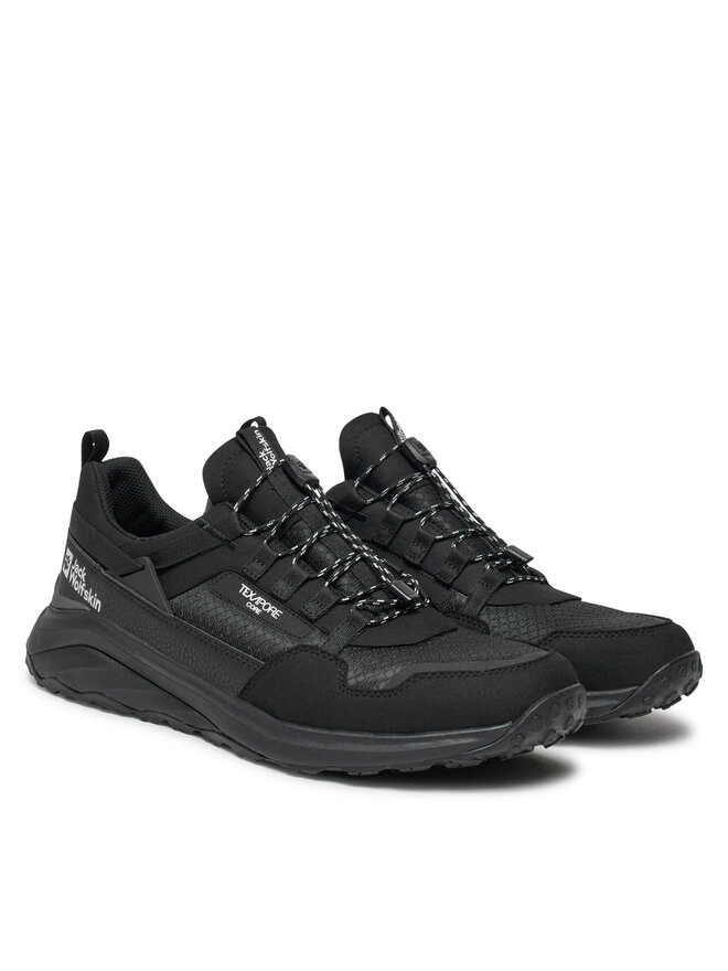 Jack Wolfskin Trekkingschuhe Jack Wolfskin Dromoventure Athletic Texapore Low M A63297 Schwarz