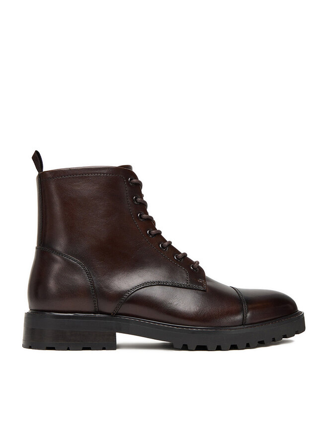 GINO ROSSI Schnürschuhe Gino Rossi EO-UBERTO-02 125AM Braun