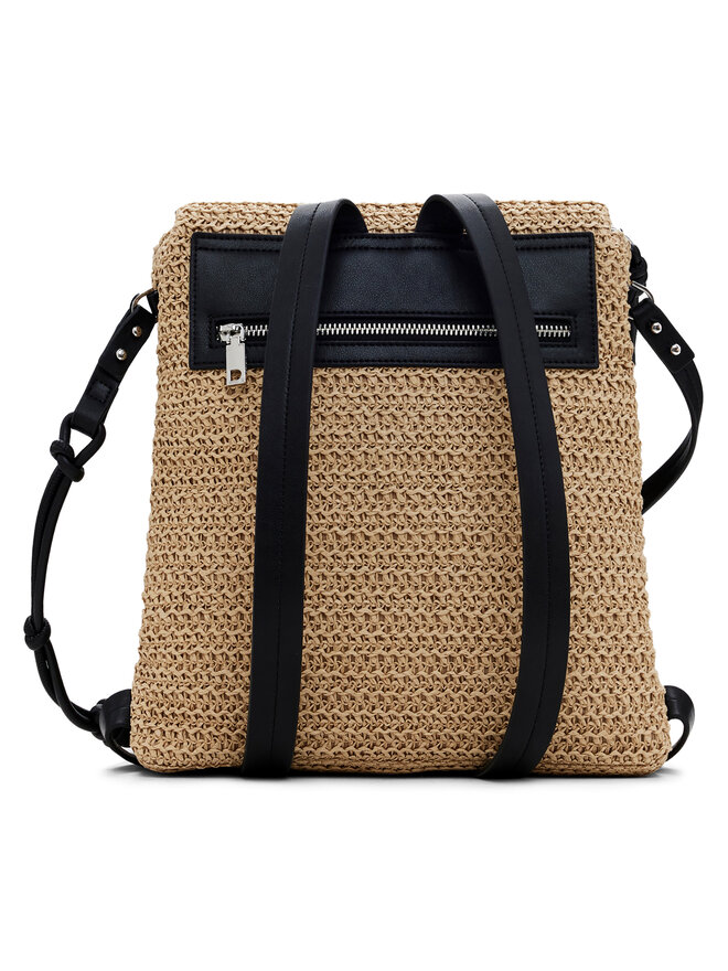 Desigual Plecak Desigual Raffia Hamption 25SAKO04 Beżowy