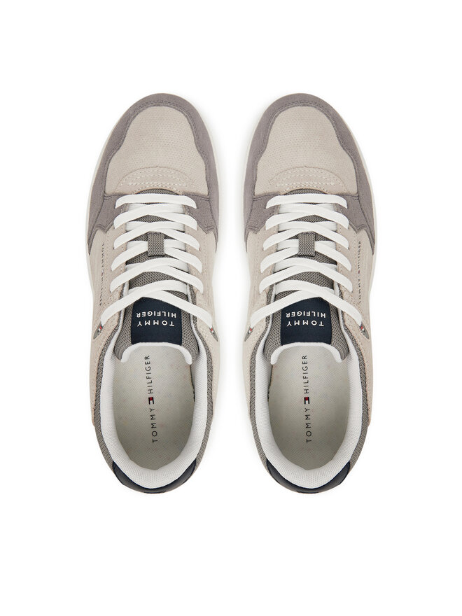 Tommy Hilfiger Сникърси Tommy Hilfiger Basket Core Lite Suede FM0FM05519 Бежов