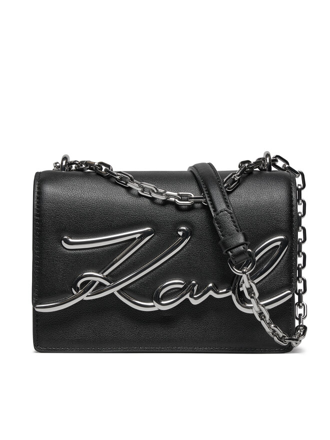 Handtasche KARL LAGERFELD 235W3062 Schwarz eschuhe