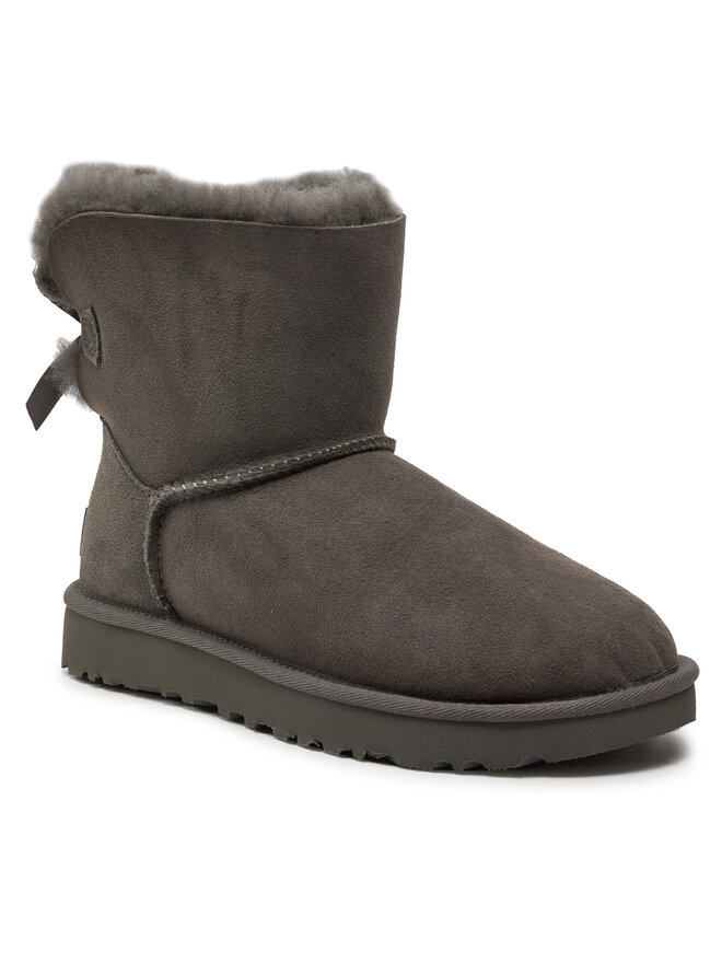 Ugg Μπότες Χιονιού Ugg W Mini Bailey Bow II 1016501 Γκρι