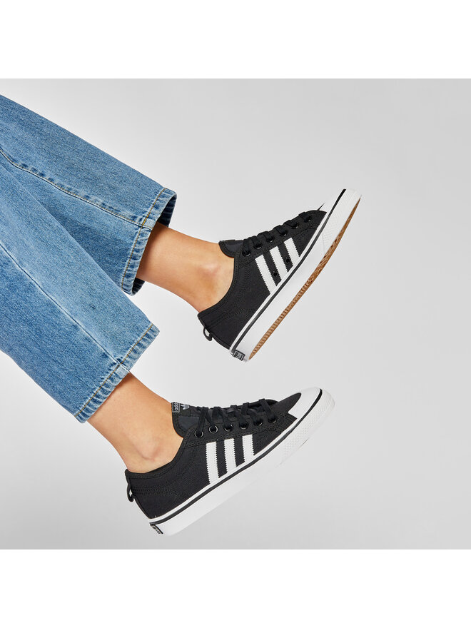 Sneakers aus Stoff adidas Nizza CQ2332 Schwarz de.eschuhe.ch