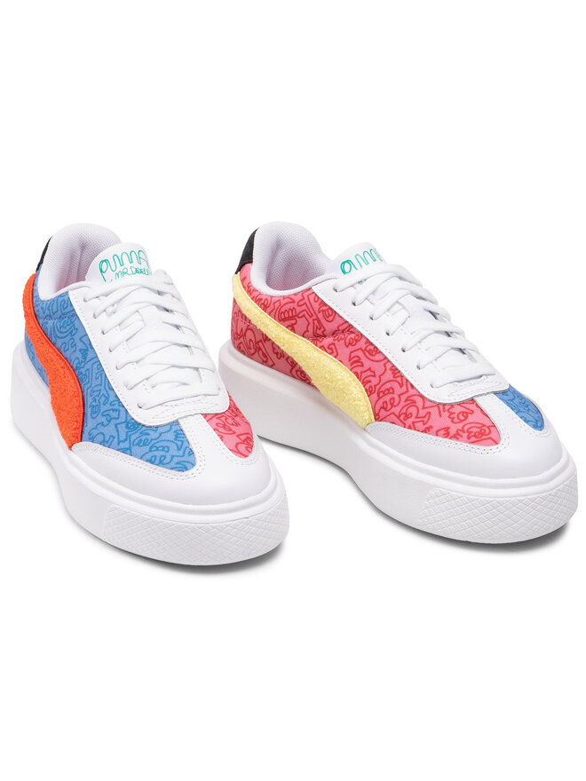 Puma Снікерcи Puma Oslo Maja Mr Doodle 375791 01 Голубий