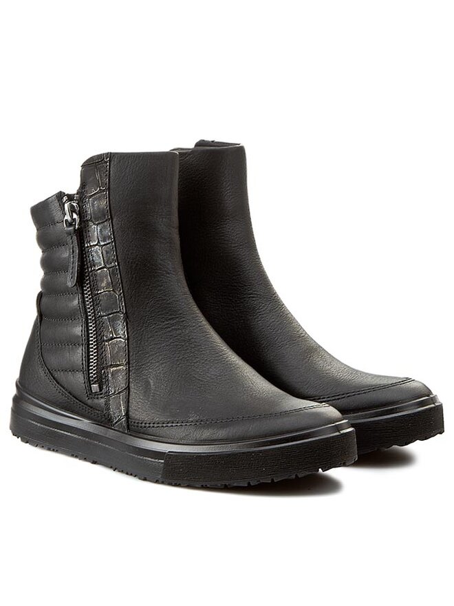 Botki ECCO Cleo 23322353994 Czarny eobuwie .pl