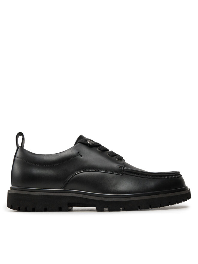 Calvin Klein Jeans Halbschuhe Calvin Klein Jeans Eva Apron Laceup Cd YM0YM01178 Schwarz