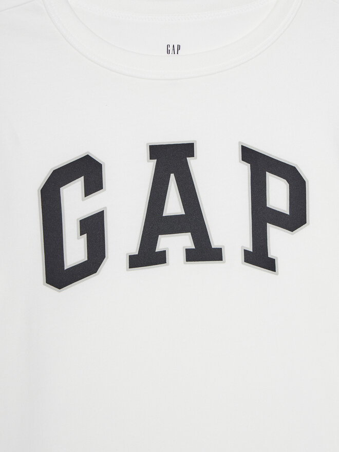 Gap Gap Marškinėliai 708370-03 Balta Regular Fit