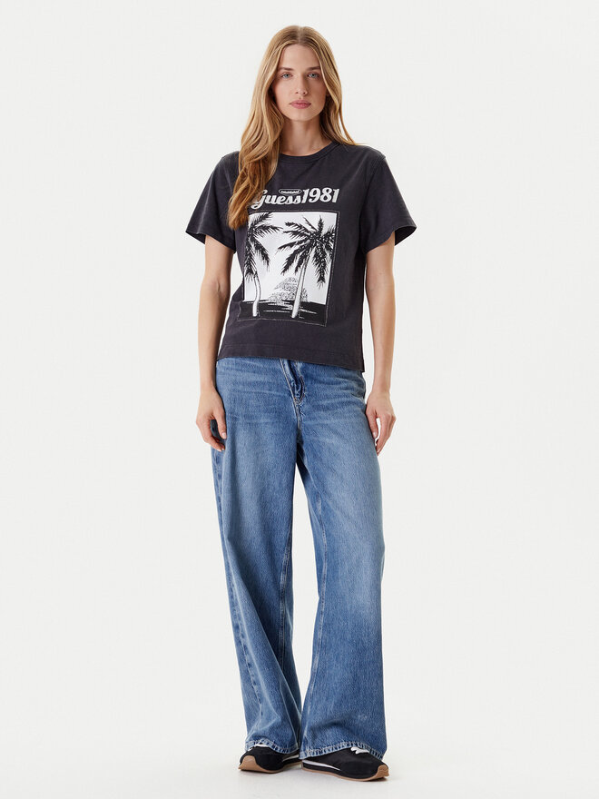 Guess Guess T-Shirt W5YI17 I3Z14 Grau Regular Fit