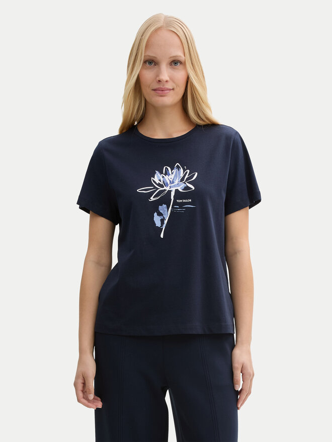 Tom Tailor Tom Tailor T-shirt 1045534 Tamnoplava Regular Fit