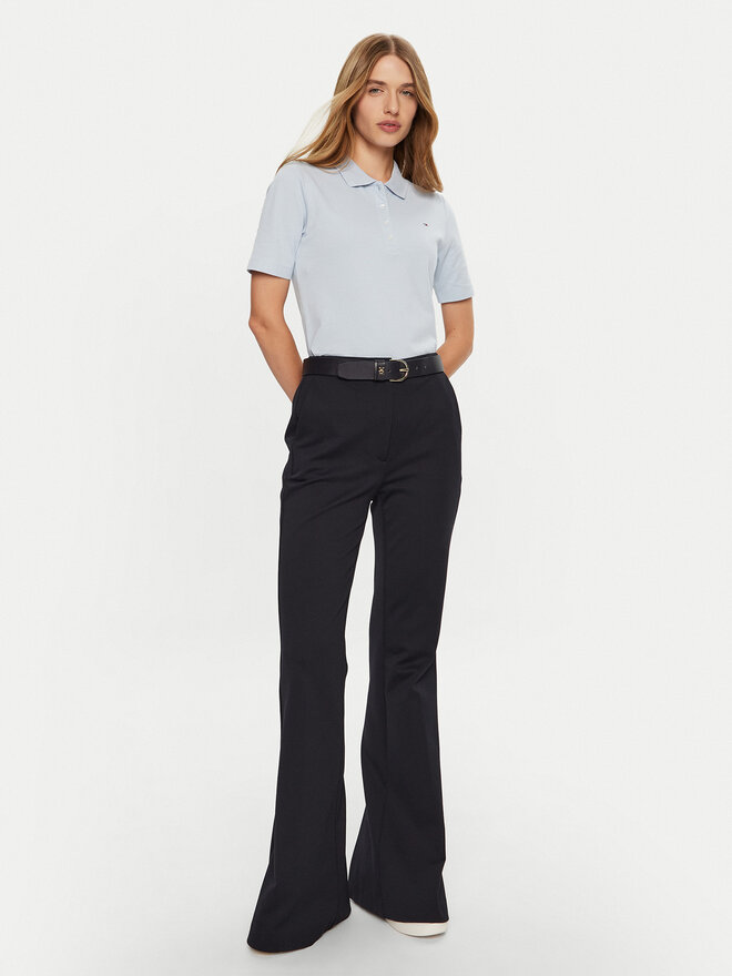 Tommy Hilfiger Tommy Hilfiger Pólóing 1985 WW0WW43224 Kék Regular Fit