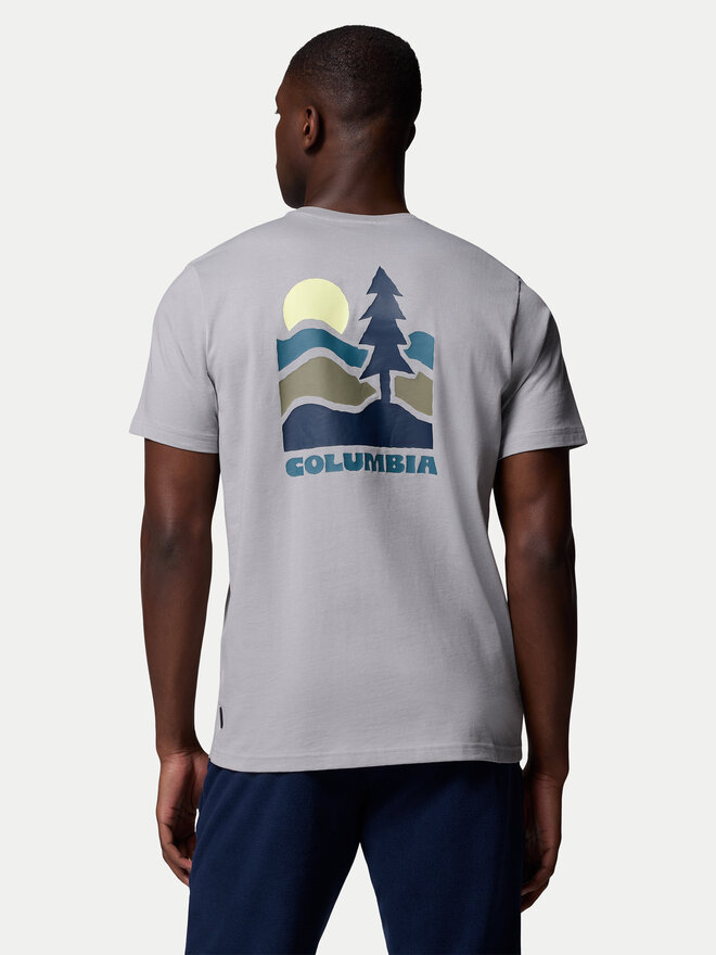 Columbia Columbia T-Shirt Explorers Canyon™ 2036451 Grau Regular Fit