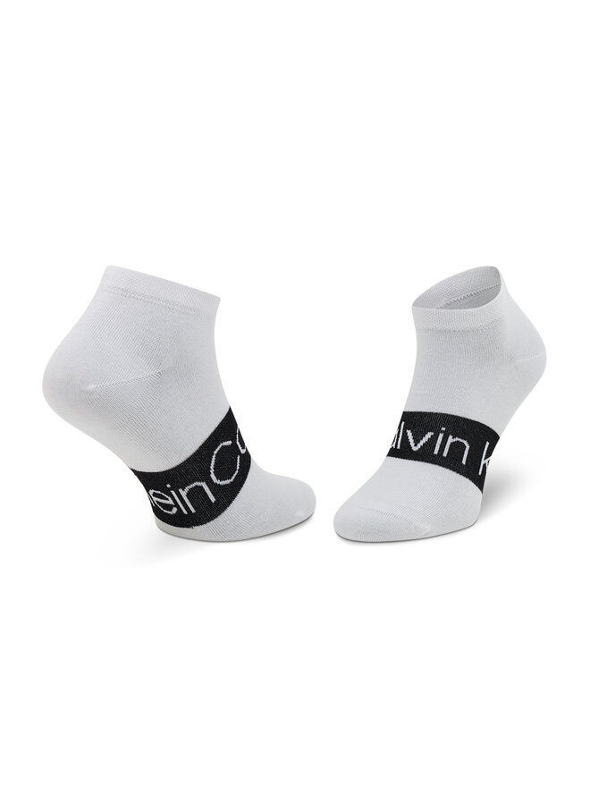 Calvin Klein Súprava 2 párov členkových pánskych ponožiek Calvin Klein 701218712 Sivá