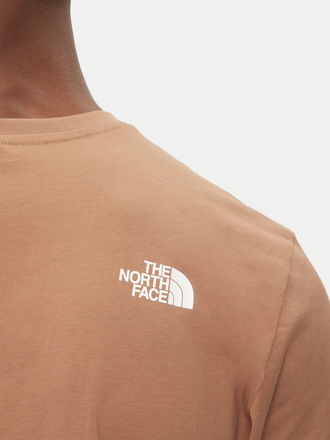 The North Face The North Face Majica Easy NF0A8A6C Rjava Regular Fit