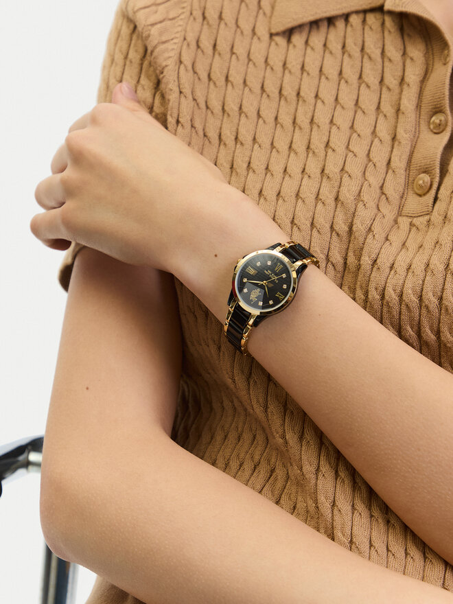 U.S. Polo Assn. Uhr U.S. Polo Assn. Selena USP8383BK Schwarz