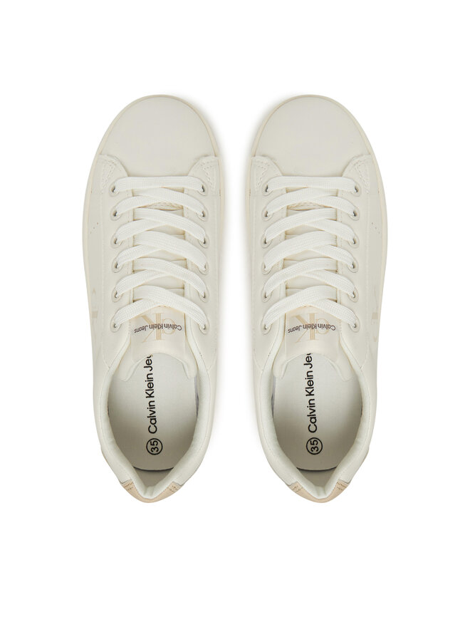 Calvin Klein Jeans Tenisice Calvin Klein Jeans V3X9-82082-1355A472 Écru