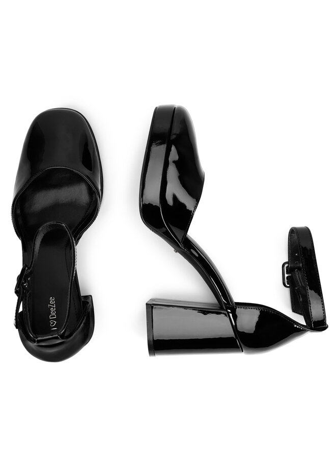 DeeZee Czółenka DeeZee LH24039-1 Czarny