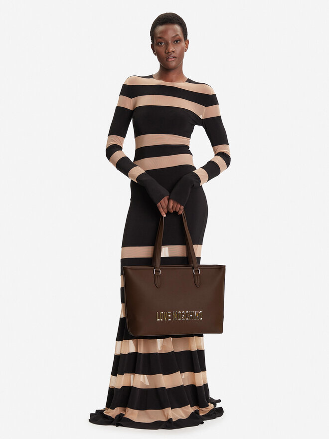 LOVE MOSCHINO Torebka LOVE MOSCHINO JC4190PP1NKD0301 Brązowy