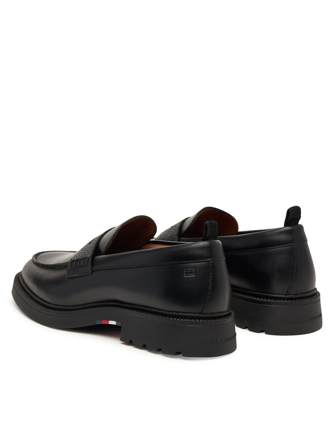 Tommy Hilfiger Slipper Tommy Hilfiger Corporate Casual FM0FM05968 Schwarz