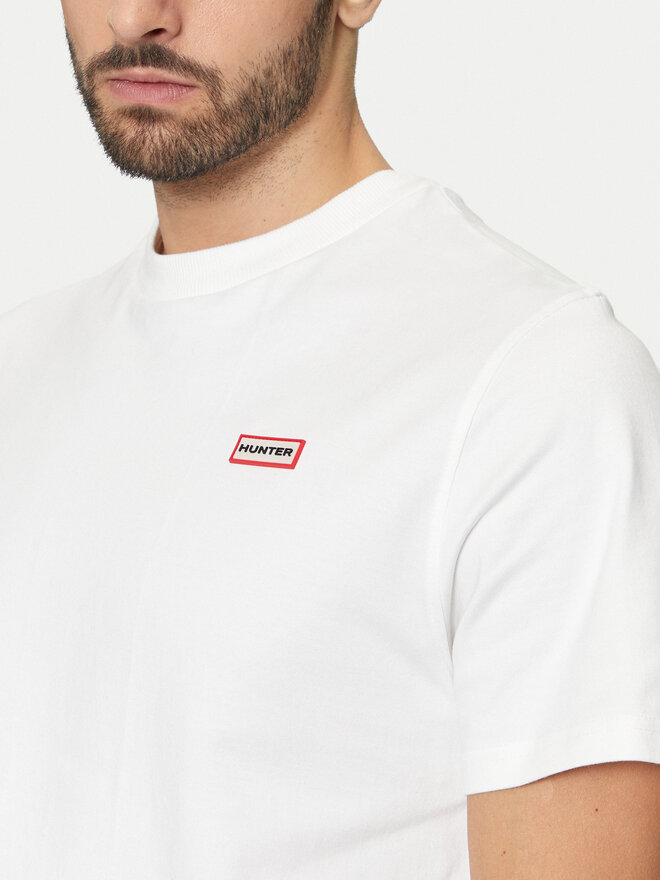 Hunter Hunter Póló HARM0039242 Fehér Regular Fit