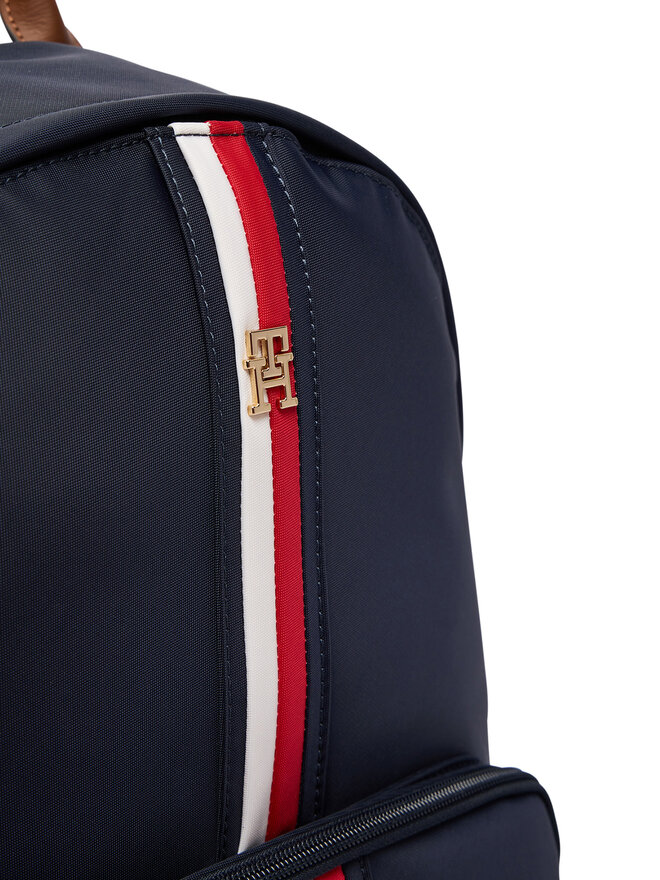 Tommy Hilfiger Rucksack Tommy Hilfiger Popette Dome Backpack Corp AW0AW19243 Dunkelblau