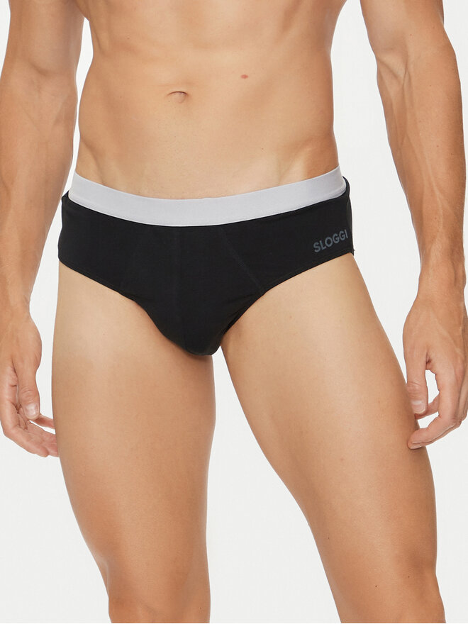 Sloggi Sloggi Pack de 2 slips 10217985 Negro