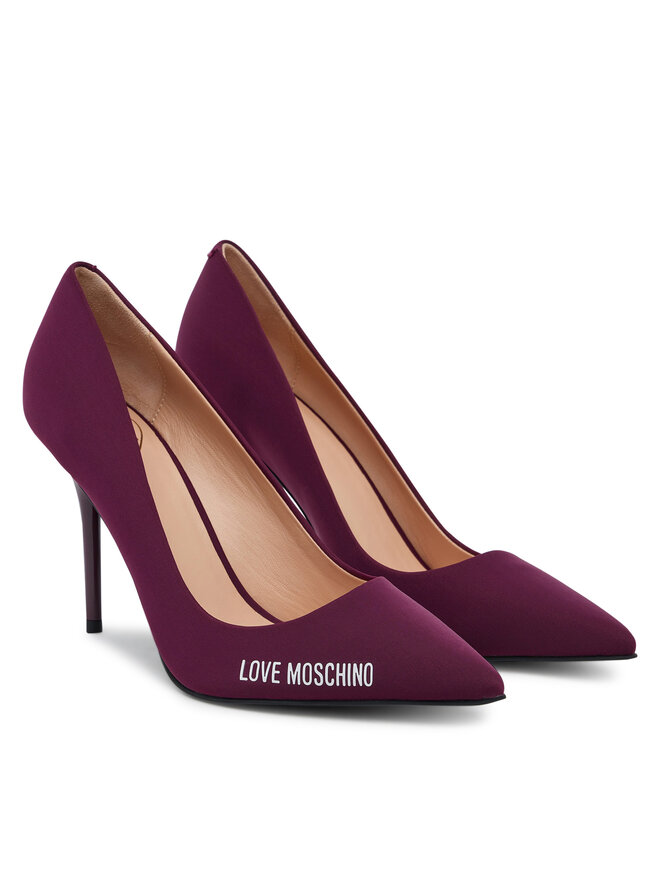 LOVE MOSCHINO Tacón de aguja LOVE MOSCHINO JA10299G1NIM055641 Guinda/burdeos
