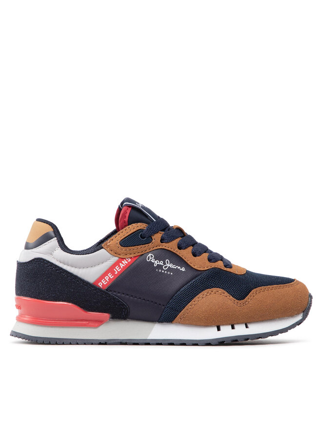 Pepe Jeans Сникърси Pepe Jeans London One Basic B PBS30540 Тъмносин