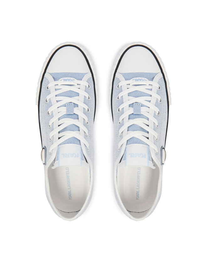 KARL LAGERFELD Sneakers aus Stoff KARL LAGERFELD Kampus Max NFT KL60424G Blau