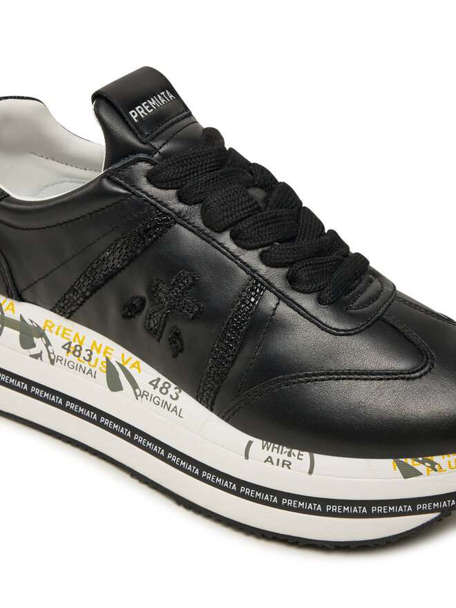 Premiata Сникърси Premiata Beth 7107 Черен