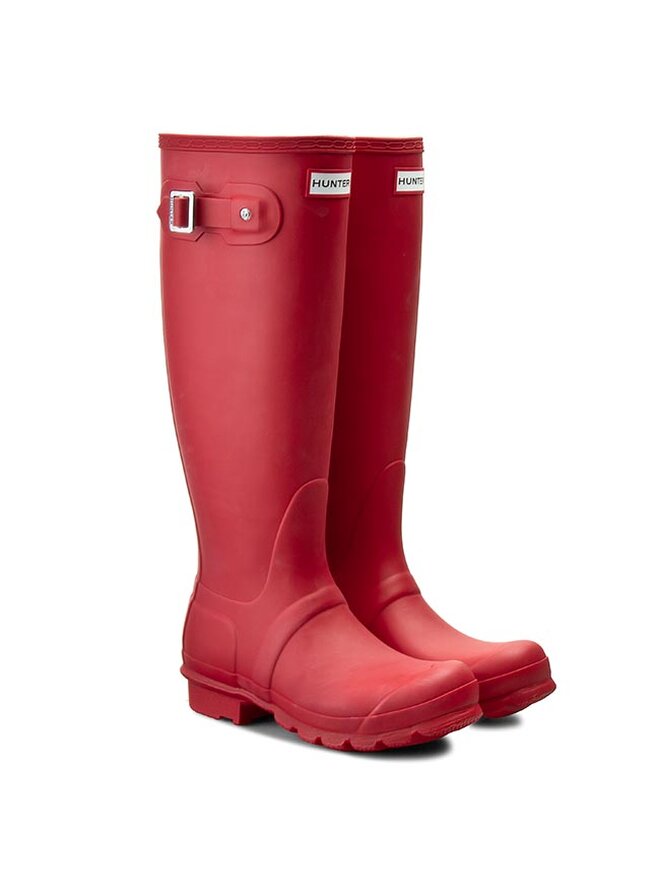 Hunter Holínky Hunter Original Tall W23499 Červená