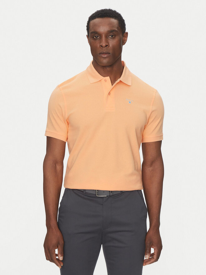 Barbour Barbour Pólóing Original Sports MML0358CO12 Narancssárga Tailored Fit