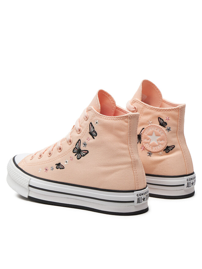 Converse Plátěnky Converse Chuck Taylor All Star Eva Lift Butterflies A07355C Růžová