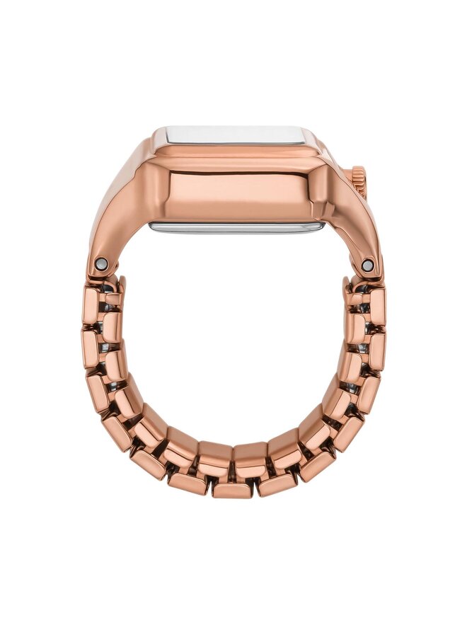 Fossil Zegarek Fossil Watch Ring ES5345 Różowy