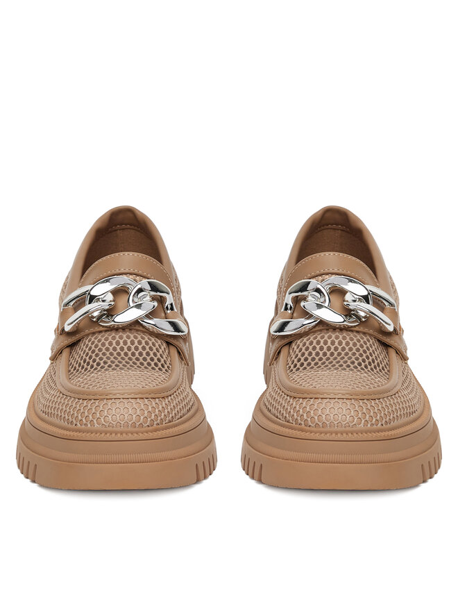 DeeZee Loafersy DeeZee 60062D-2 Brązowy