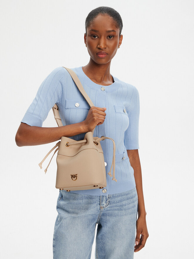 PINKO Сумка PINKO Secchiello Mini PE 25 PLTT 104303 A29Q Бежевий