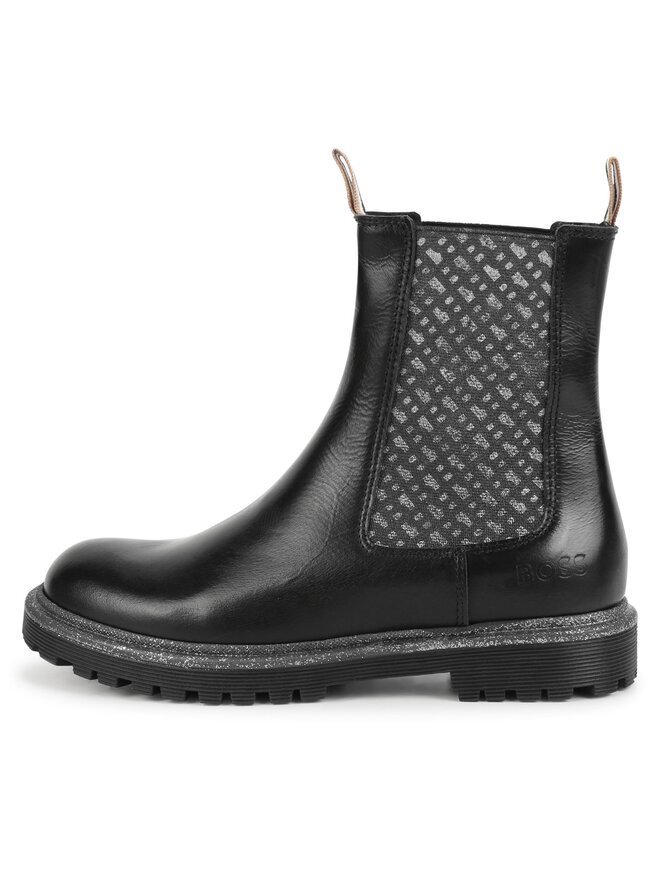 BOSS Bokacsizma Boss J19088 S Fekete